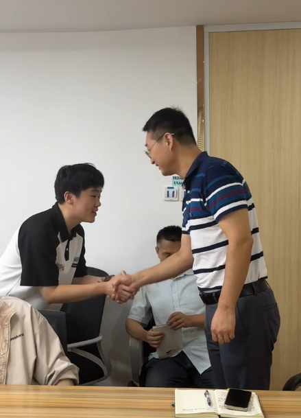 握手禮儀練習